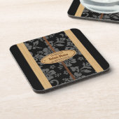 Mokuleiaのサーフボードのカスタマイズ可能なTikiのバーのコースター コースター (左側)