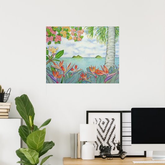 Mokuluas, Hawaii ポスター (ホームオフィス)