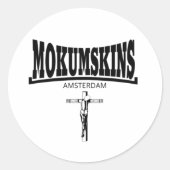 Mokumstickers ラウンドシール (正面)