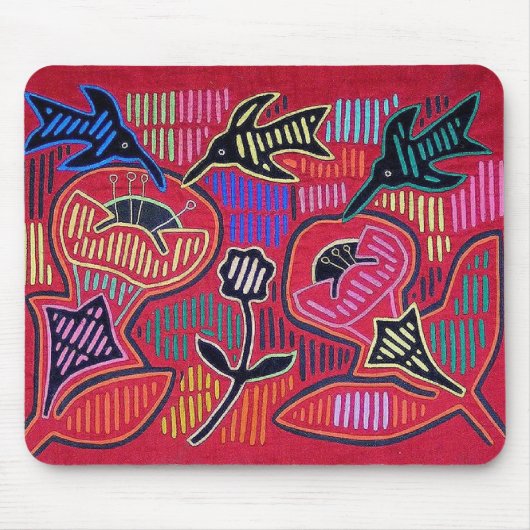 MOLA: ぶんぶんいう鳥 マウスパッド (正面)