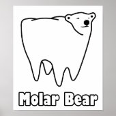 Molar Bear Polar Tooth Bear ポスター (正面)