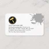 Mold Dirty Plaster Paint Walls Painter  名刺 (裏面)