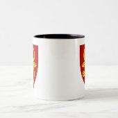 Moldavian coat of arms ツートーンマグカップ (中央)