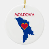 Moldova セラミックオーナメント (正面)