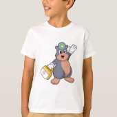 Mole asナースと応急処置キット.PNG Tシャツ (正面)