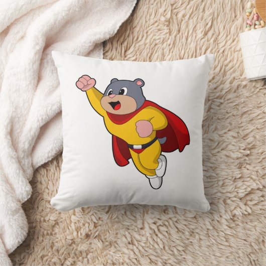 Mole as Hero クッション (ブランケット)