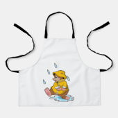 Mole at Rain with Raindrops エプロン (正面)