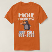 Mole Day Mole Problems Just Call Avogadros Number  Tシャツ (デザイン正面)