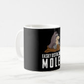 Mole Joke Saying Moles コーヒーマグカップ (正面左)
