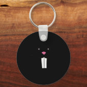 Mole Rat Costume Mole Disguise Funny Mole キーホルダー (正面)