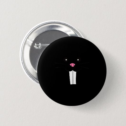 Mole Rat Costume Mole Disguise Funny Mole  缶バッジ (正面&裏面)