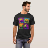Mole Rat Pop Illustration Colorful Animal Women Tシャツ (正面フル)
