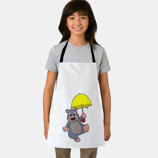 Mole with Umbrella エプロン (インサイチュ)