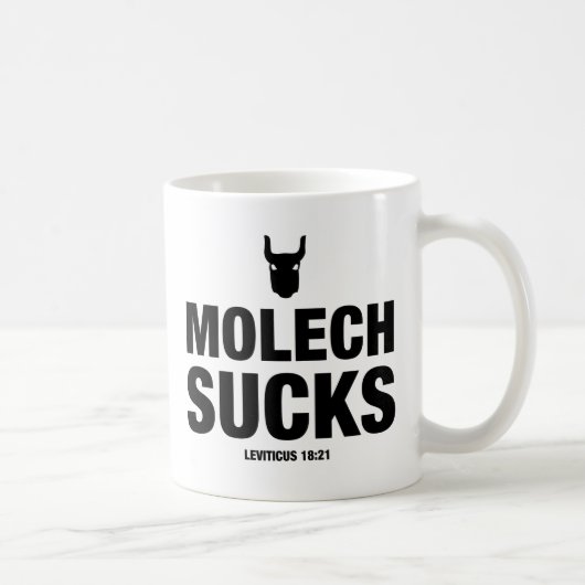 Molechはマグを吸います コーヒーマグカップ (右)
