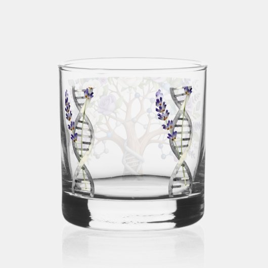 Molecular Tree of Life Chemistry and Biology Flora ウイスキーグラス (正面)