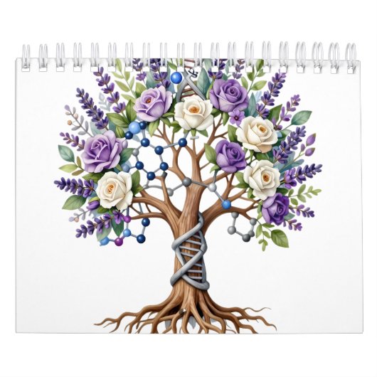 Molecular Tree of Life Chemistry and Biology Flora カレンダー (カバー)