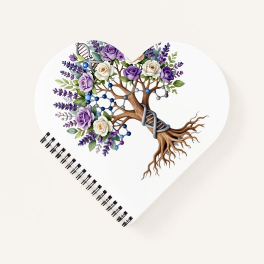 Molecular Tree of Life Chemistry and Biology Flora ノートブック (正面)