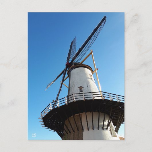 Molen in Nederland in Willemstad. ポストカード (正面)