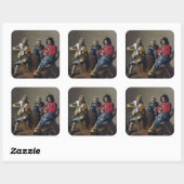 Molenaerの「Making Music」スタンプ スクエアシール (シート)