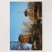 Molens in Nederlands landschap. ジグソーパズル (縦)