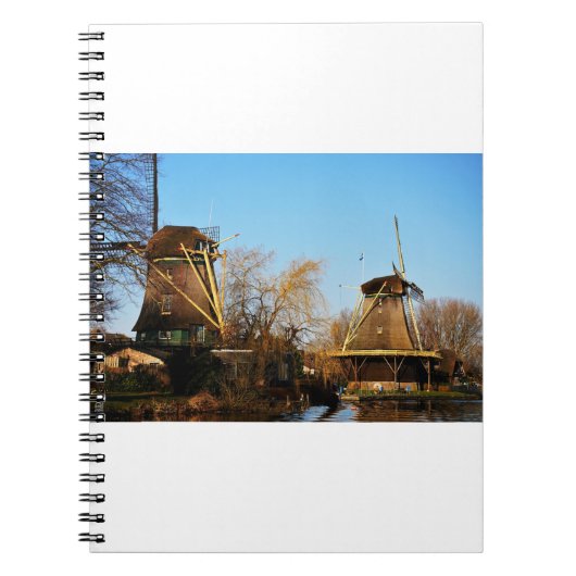Molens in Nederlands landschap. ノートブック (正面)