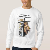 Moletom  "Aquele que me guarda não dorme" スウェットシャツ (正面)