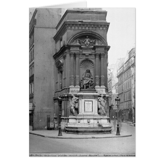 Moliereの噴水1844年 (正面)