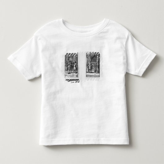 Moliereの「Miserのためのfrontispiece トドラーTシャツ (正面)