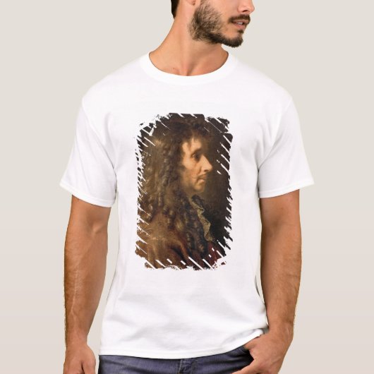 Moliere 1660年のポートレート tシャツ (正面)