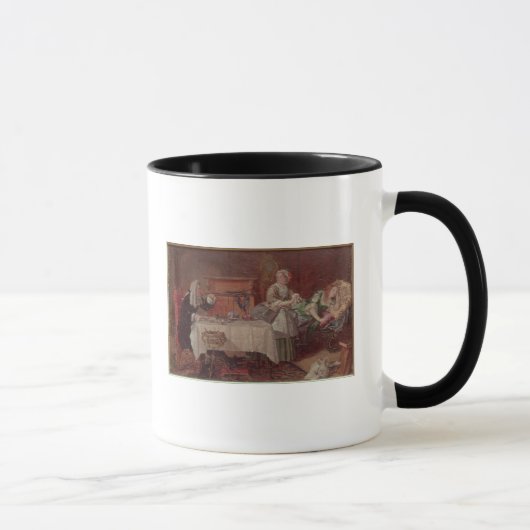 Moliere 1850年著「Tartuffe」からの場面 マグカップ (右)