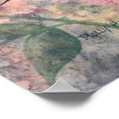 Molly Harrisonによるゴシック色の赤いバラの妖精のポスター ポスター (角)