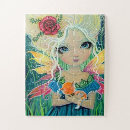 Molly Harrisonによるシナモンの妖精アート ジグソーパズル (縦)