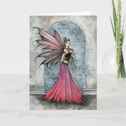 Molly Harrisonによるホワイトクリスマスフェアリー・カード シーズンカード (正面)