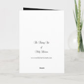 Molly Harrisonによるマーメイドブックマークカード カード (裏面)