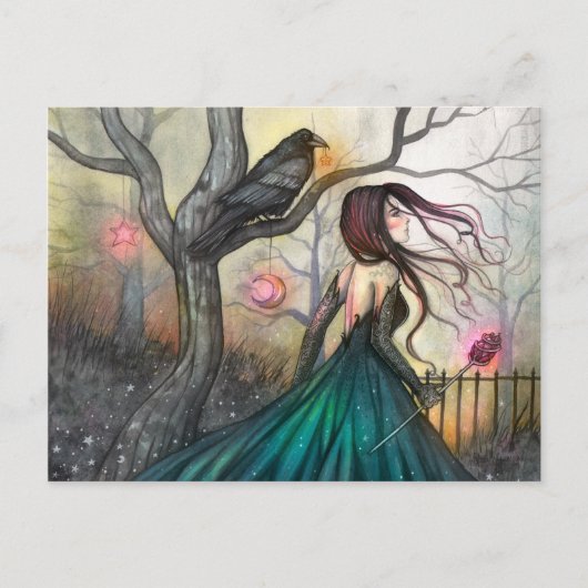 Molly Harrisonによるミスティック・ファンタジーアート ポストカード (正面)