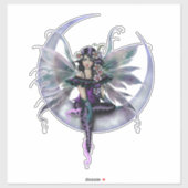 Molly Harrisonによるラベンダームーンの妖精アート シール (シート)