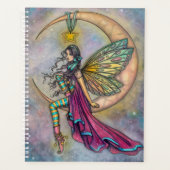 Molly Harrisonによる幻想的な妖精アート「Luna's Perch」 プランナー手帳 (正面)