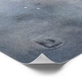 Molly Harrisonによる星に満ちた空の人魚のポスター ポスター (角)