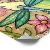 Molly HarrisonによるDragonfly Fairy Poster ポスター (角)