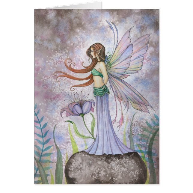 Molly HarrisonによるDream Lily Fairy Card (正面)