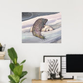 Molly HarrisonによるPolar Bear Angelポスター ポスター (ホームオフィス)