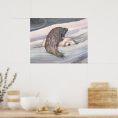 Molly HarrisonによるPolar Bear Angelポスター ポスター (キッチン)