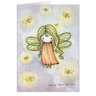 Molly Harrison作 フェアリーカード「Firefly Cutie」