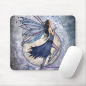 Molly Harrison の Fantasy Art Mousepad - ミッドナイトブルー マウスパッド (マウス)