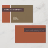 Molly Kristine名刺 名刺 (正面/裏面)