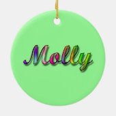 Molly_Nameのオーナメント セラミックオーナメント (裏面)