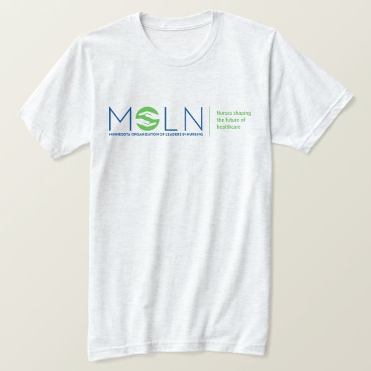 MOLNライトカラー・トリブレンドTシャツ Tシャツ (デザイン正面)