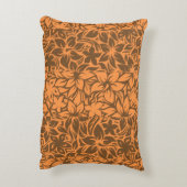 Moloaa湾のハワイのハイビスカスのストライプのなリバーシブル アクセントクッション (裏面(縦))