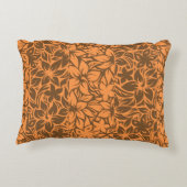 Moloaa湾のハワイのハイビスカスのストライプのなリバーシブル アクセントクッション (裏面)