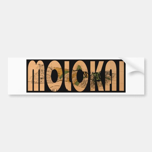 molokai1897 バンパーステッカー (正面)